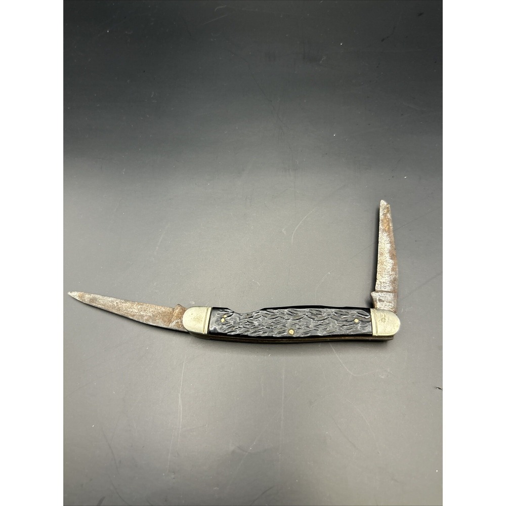 VINTAGE CAMILLUS NEW YORK 20 MUSKRAT 2 BLADE KNIFE